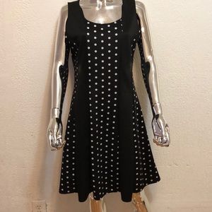 ❤️Black and white polka dot dress🌸